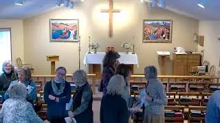 Memorial Service for Becky Ayres 1.18.2025 E Wendy Huber, Celebrant with Richard Paxton, Deacon
