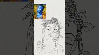 Buddha Dev Drawing || Buddha Purnima Special Drawing