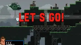 Broforce - Operation Domination (custom map live on Twitch)