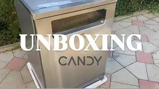 Candy RapidO dishwasher- UNBOXING, Installation, Setting up & First run!