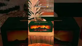 Transform Your Space with a Cozy Mini Fireplace Diffuser #humidifier