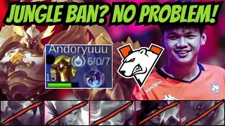 Andoryuuu Debuts As Jungler For Virtus Pro in MSC! Dominates Team Nightmare With Uranus Jungle!