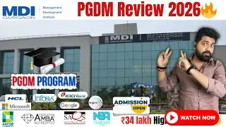 MDI Gurgaon PGDM Admission 2025 🔥 Fees, Placement, Cutoff, CAT Score | Is MDI Worth It?