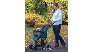 Обзор коляски для животных Pet Gear No-Zip Happy Trails Lite: стоит ли она своих денег ради вашег...
