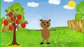 Learn colors with Teddy funny bear red green yellow blue учимся цветам вместе с мишкой