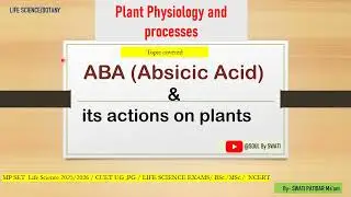 Abscisic Acid (ABA) Plant Hormone | Biosynthesis, Functions & Mechanism of Action | Phytohormone UG