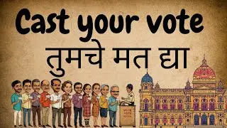 Cast your vote तुमचे मत द्या  English reading practice