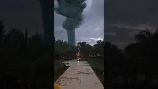 Rare Tornado hitting hotels in Cuba