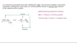 Dosage Calculation/Med Math tutorial - &ldquo;Divide and Conquer&rdquo; method