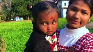आज दीदी ने पहली बार बनाया😲 ब्लॉक ।। दीदी ने बनाई घूघते 😋ll uttrakhand @pahadivlogshp9580 