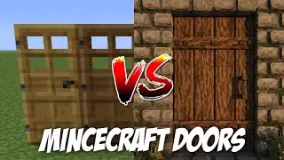 How to make a Minecraft door | step by step tutorial