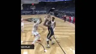 Zion Williamson with Shocks The Crowd with a Crazy POSTER On Garrett Temple!!!