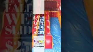 Lava Falls Water  Slide in Mckinney for Rent