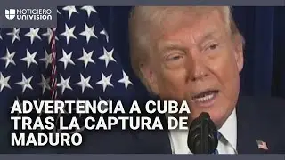 Trump y Rubio lanzan advertencia a Cuba tras la captura de Nicol&aacute;s Maduro: 