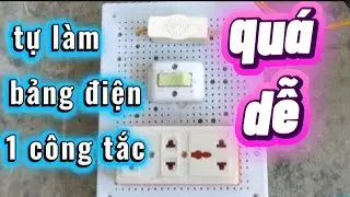 Tự làm  ổ cắm, công tắc tại nhà, đơn giản. #video #diy  #videos #meovathuuich 