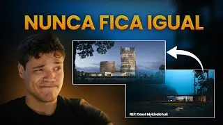 Por que sua imagem nunca chega na referência? (Archviz)