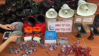( Tặng thẻ tiếng chim chuẩn ) Loa bẫy chim đêm giá rẻ, Âm ly, Loa Toa Indonesia chính hãng.