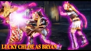 Lucky Chloe As Bryan - Tekken 7 (Arcade Battle) (Requested)