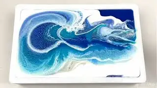 AI Creates Insane Realistic Ocean Wave Resin Art &ndash; Full Process Timelapse! | Prompts in Description