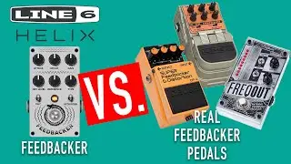 Line6 Helix Feedbacker против Freqout, DF-2 и Dr. Distorto