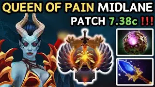 🔥 IMMORTAL Grandmaster Tier QUEEN OF PAIN Midlane Gameplay Patch 7.38c 🔥 QOP Perspective - Dota 2