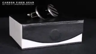 Ledon Carbon Fiber Cufflinks from CarbonFiberGear.com