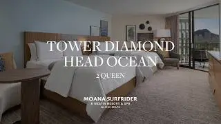 Moana Surfrider - Tower Diamond Head Ocean View, 2 Queen Room