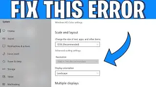 How To Easily Fix Screen Resolution Problem Windows 10 (2025) | Display Resolution Greyed Out