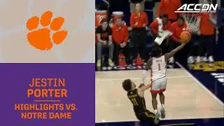 Clemson's Jestin Porter Highlights vs. Notre Dame