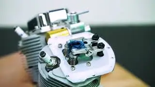 Mini V Twin Engine Four stroke Test