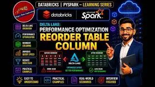 114. Databricks | Pyspark| Performance Optimization: Re-order Columns in Delta Table