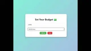 Smart Travel Itinerary Planner Frontend development