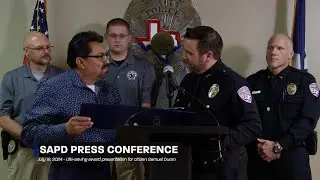 SAPD life-saving award presentation 7-19-24