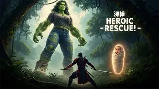 What Happens When She-Hulk VS Ninja Epic Jungle Fight | Heroic Rescue & Final Victory