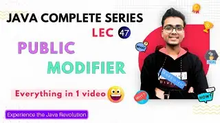 Public Modifier in java | Access Modifiers in Java | Java Tutorial 47