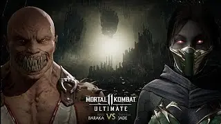 Mortal kombat 11 - baraka vs jade (very hard)