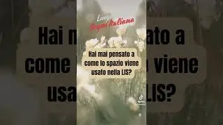Fatti interessanti LIS di Agnese 9 #linguadeisegniitaliana #imparaconme