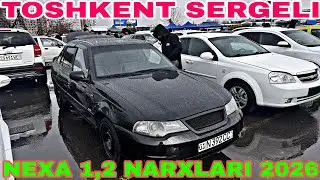 25-YANVAR SERGELI MOSHINA BOZORIDAN NEXA 1,2  NARXLARI 2026