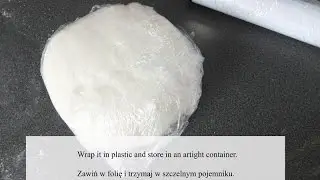 How to make fondant - recipe step by step / Jak zrobić masę cukrową - przepis krok po kroku