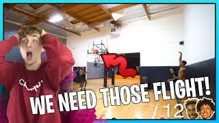 BdayReacts Most EXHAUSTING 2v2 Basketball Game Ever! Cash & Flight vs Deestroying & Kid Cid