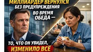 Миллиардер вернулся без предупреждения во время обеда — то, что он увидел, изменило всё