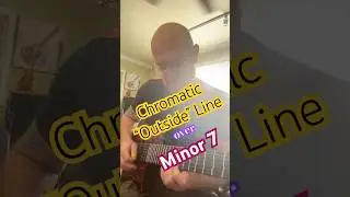 REAL Modern Fusion Ideas (#12) Chromatic Line Over m7 #jazzimprovisation #modernfusion #guitarsolo