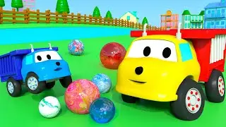 Учимся играть - Игорь и малыш Игорь играют с шариками