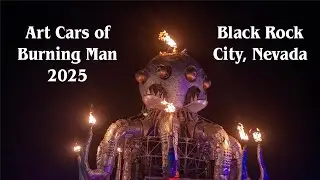 Burning Man Art Cars in Black Rock City, 2025