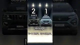 scorpio N Vs Tata Safari Comparison 🥵