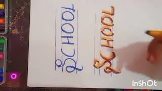 Shadow writing by marker