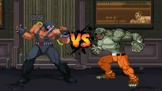Bane vs Killer Croc MUGEN BATTLE