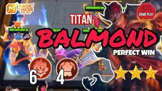 BALMOND TITAN PERFECT WIN‼️MAGIS CHESS GOGO UPDATE #mcgogoupdate #balmond #magicchessgogo