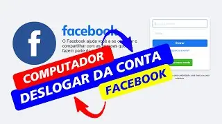 Como DESLOGAR (Sair) da sua CONTA do Facebook pelo Computador (PC) 2024