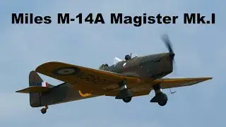 Miles M-14A Magister Mk.I | Pardubice Airshow 2022 | 4K